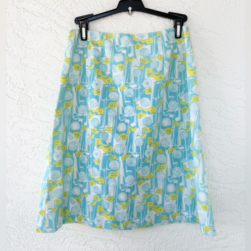 Lilly Pulitzer Vintage Midi Golf Skirt Small